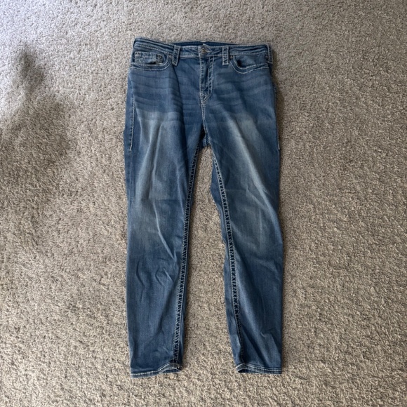 Vintage Designer Deadstock True Religion Jeans - Light Blue Size 35x27 - Picture 1 of 8